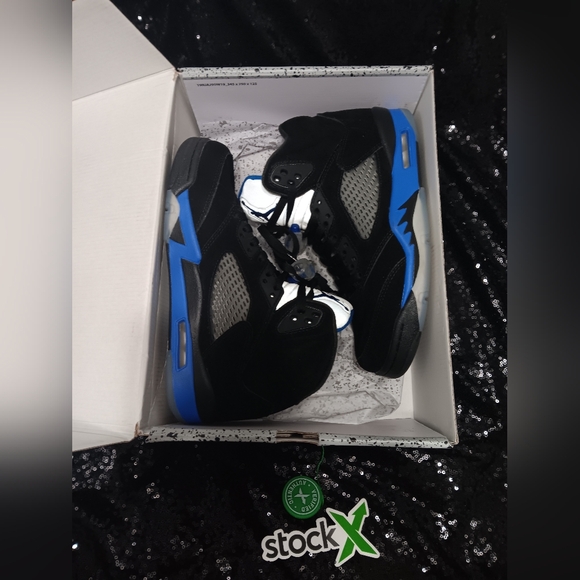 Nike Air Jordan 5 Retro Mid Racer Blue - Picture 1 of 10